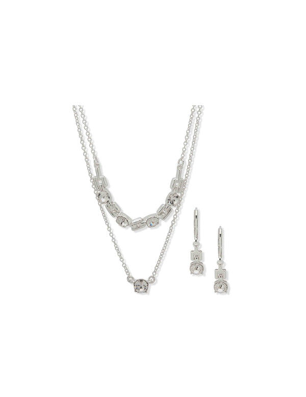Anne Klein Multichain Necklace Set