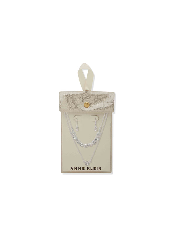 anne klein Multichain Necklace Set