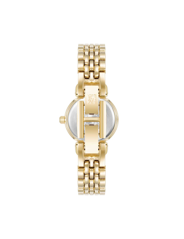 Anne Klein Numbered Dial Bracelet Watch Gold-Tone