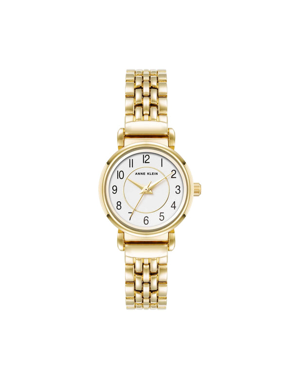 anne klein Numbered Dial Bracelet Watch Gold-Tone