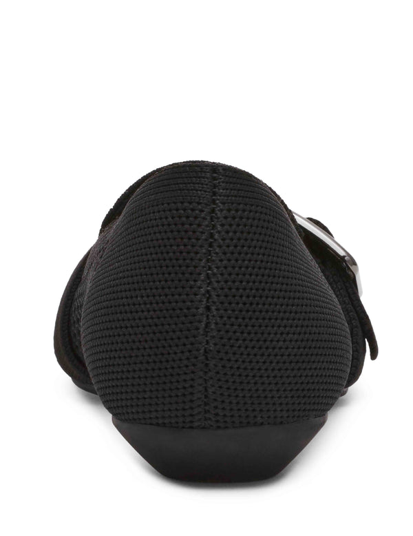 Anne Klein Oakland Loafer Sandal Black Knit