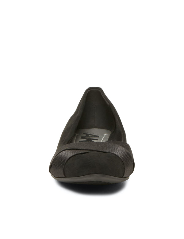 Anne Klein Oalise Flat Black Fabric