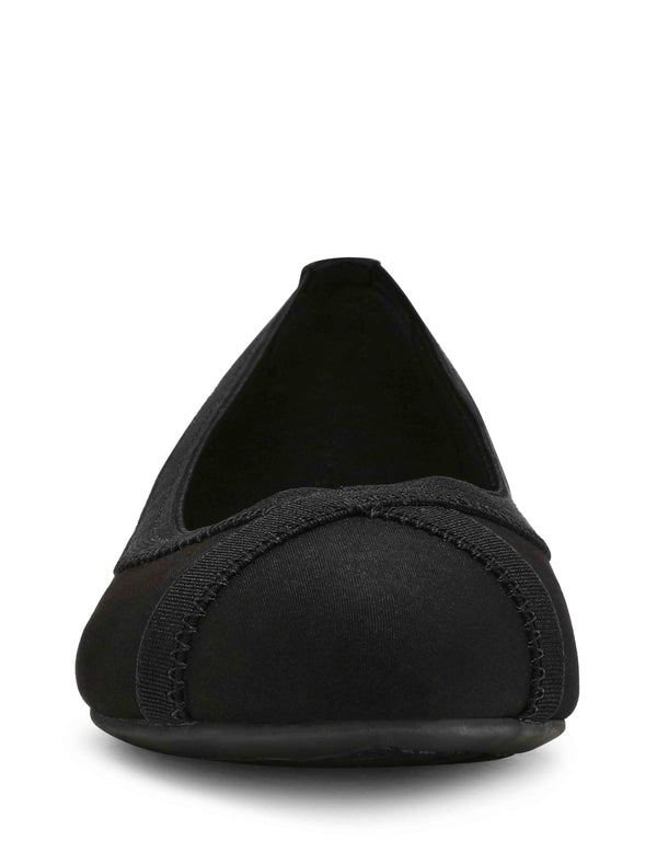 Anne Klein Odiera Comfort Flat Black Stretch
