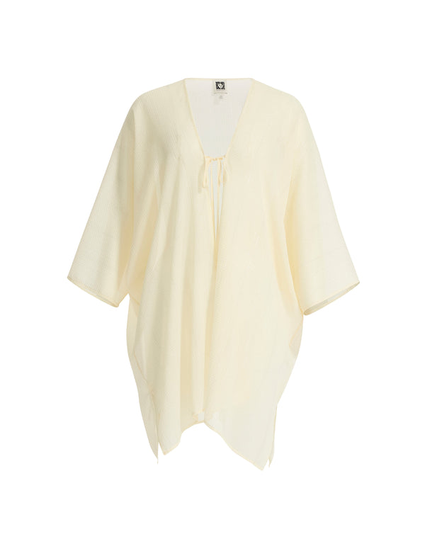 anne klein Open Front Ruana Scarf Lt Dune