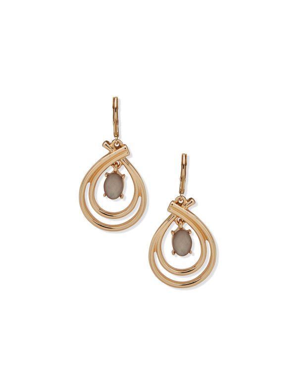 anne klein Orbital Stone Earring