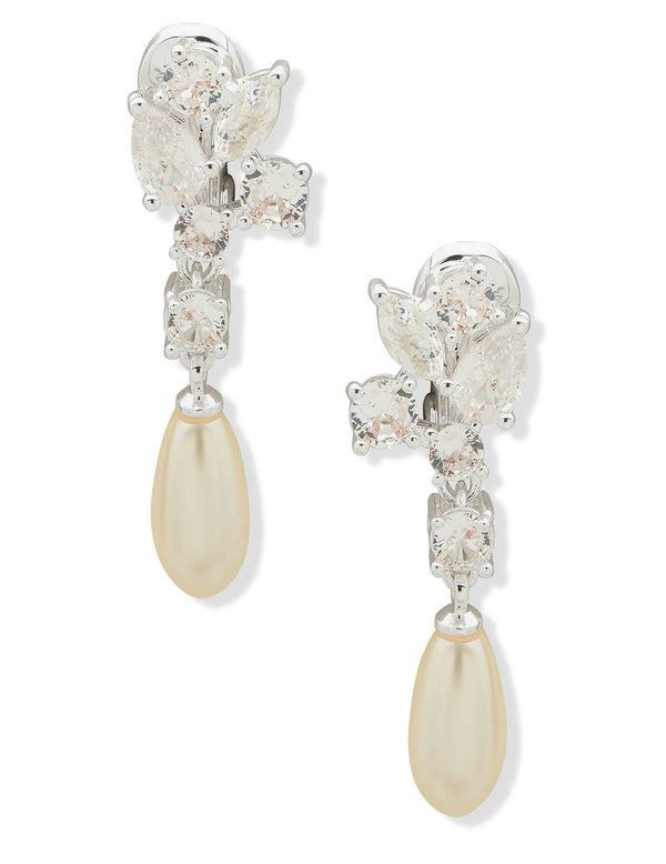 anne klein Pearl Cluster Stud Earring