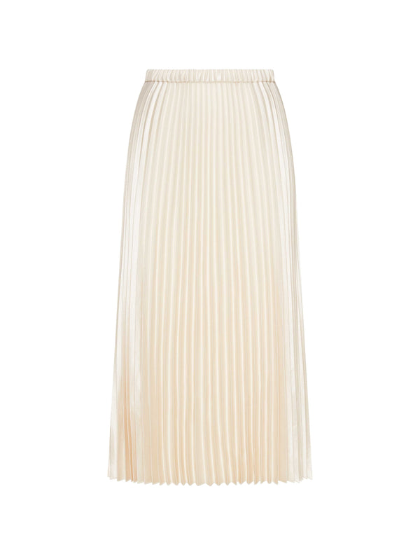 Anne Klein Pleated Pull On Skirt- Sale Anne White