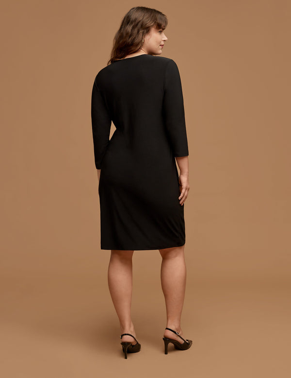 Anne Klein Plus Size Wrap Dress Anne Black