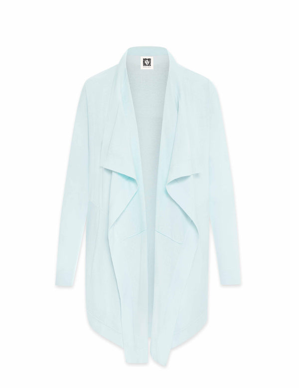 Anne Klein Pocket Wrap Cardigan- Sale Ocean Sky