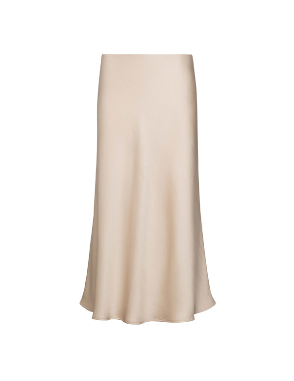 Anne Klein Pull On Bias Flared Skirt Lt Parchment