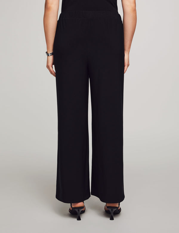 Anne Klein Pull On Wide Leg Pant- Sale Anne Black