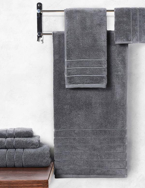 Anne Klein Reverie 6 Piece Towel Set Grey