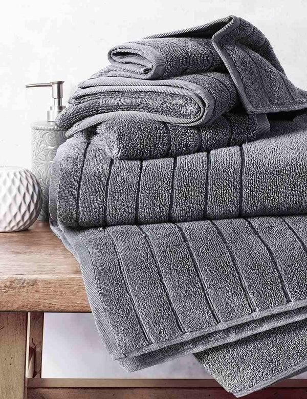 anne klein Reverie 6 Piece Towel Set Grey