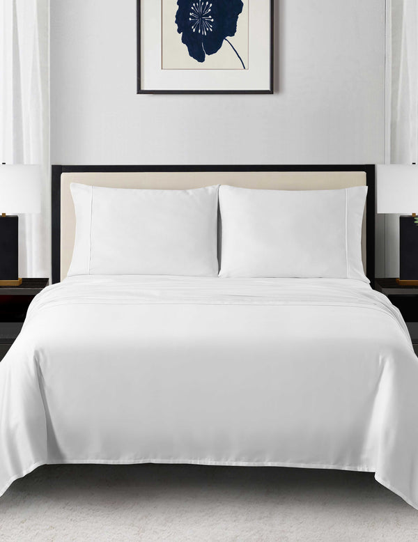 Anne Klein Reverie Anti-Microbial Sheet Set White
