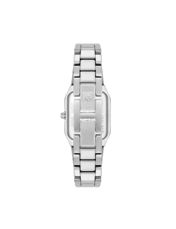 Anne Klein Roman Numeral Bezel Watch Silver-Tone