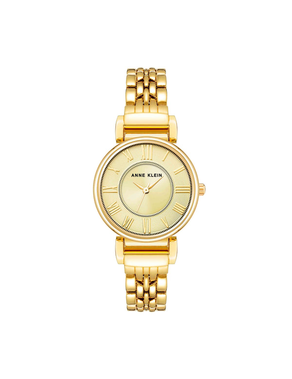 anne klein Roman Numeral Dial Watch Gold-Tone