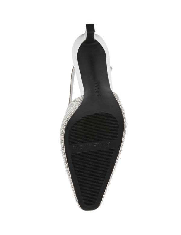 Anne Klein Rosel Crystal Dress Pump Silver Crystal