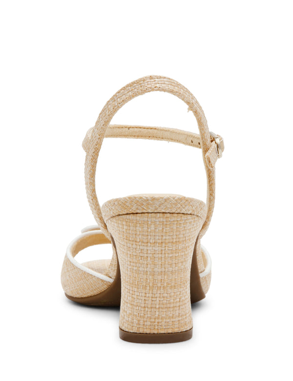 Anne Klein Rosy Dress Sandal Natural Raffia