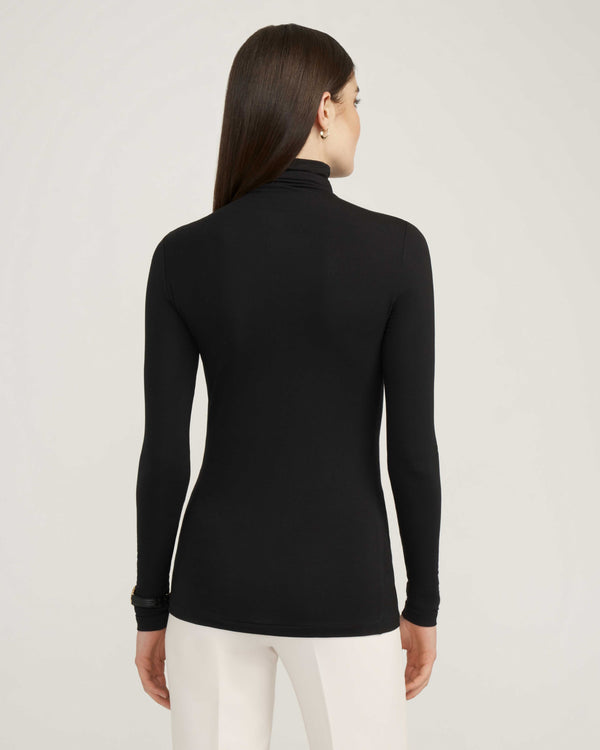 Anne Klein Seamless Turtleneck- Sale ANNE BLACK