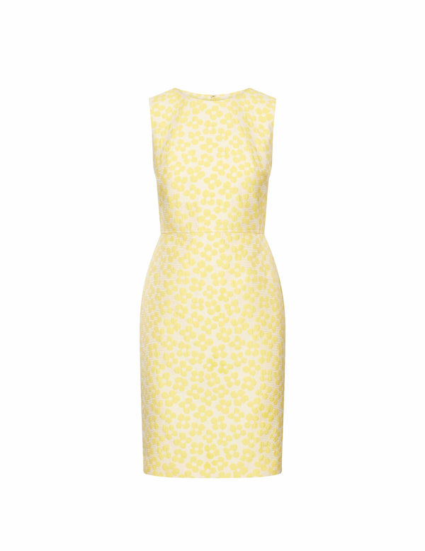 Anne Klein Sheath Dress- Sale Bright Daffodil Combo
