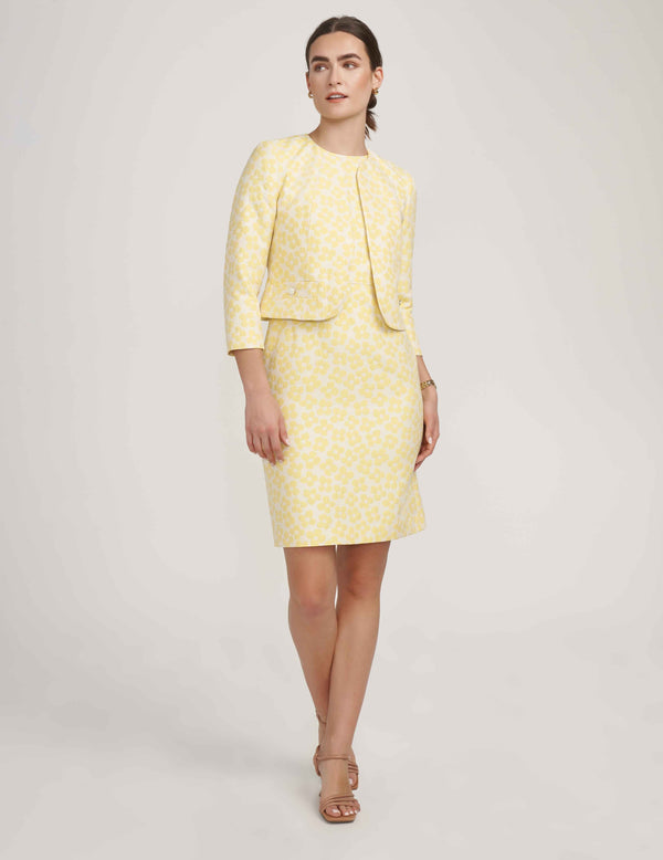 anne klein Sheath Dress- Sale Bright Daffodil Combo