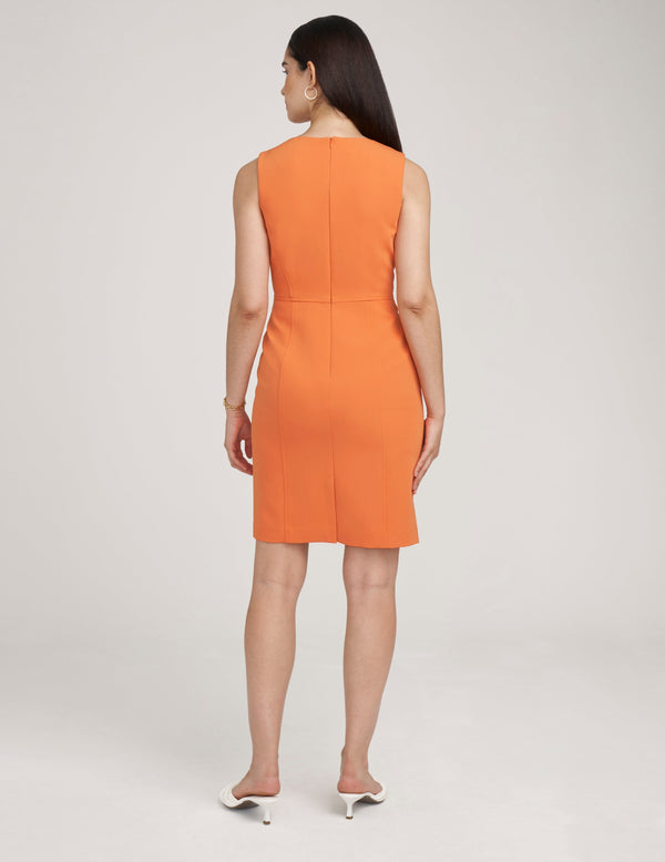 Anne Klein Sheath Dress- Sale Orange Spice