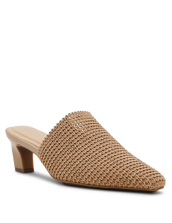 anne klein Sianna Dress Mule Tan Knit