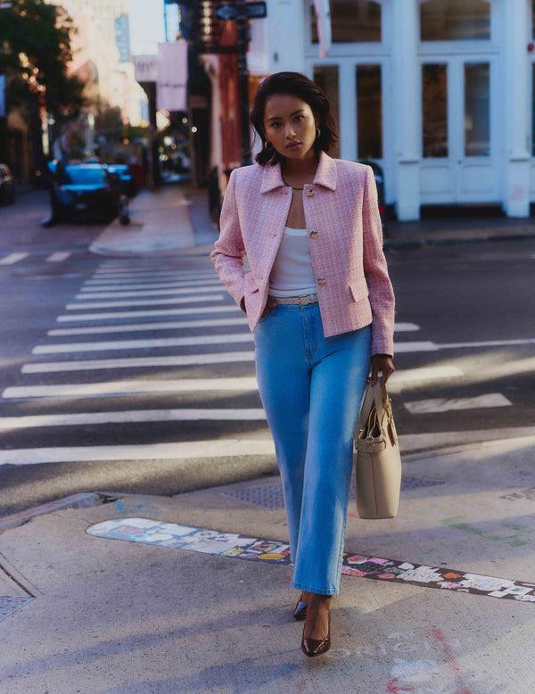 anne klein Slim Straight Jean Huntington Wash