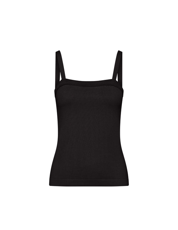Anne Klein Spaghetti Knit Tank- Sale Anne Black