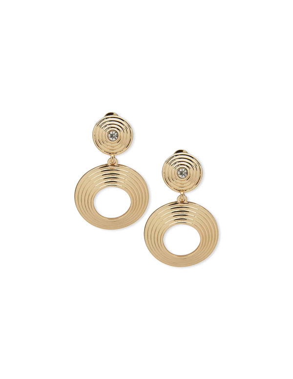 anne klein Spiral Drop Earring