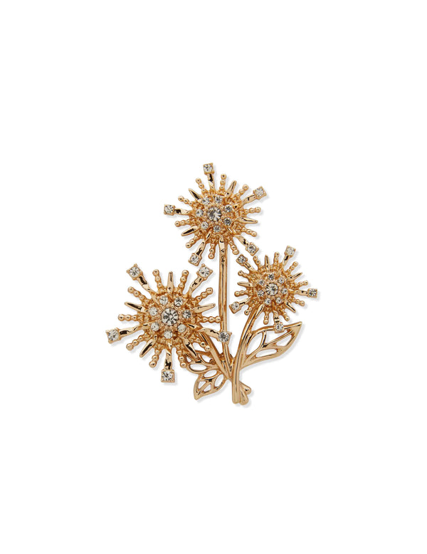 anne klein Starburst Flowers Pin