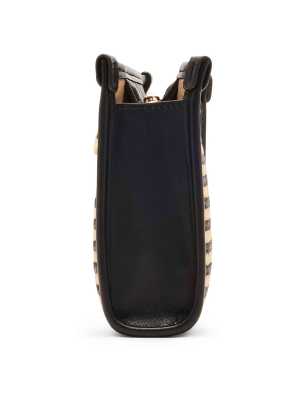 Anne Klein Stripe Straw Wristlet