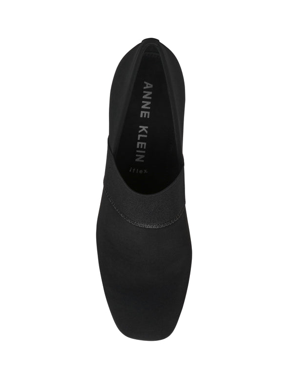 Anne Klein Thomaston Heel Blk Stretch