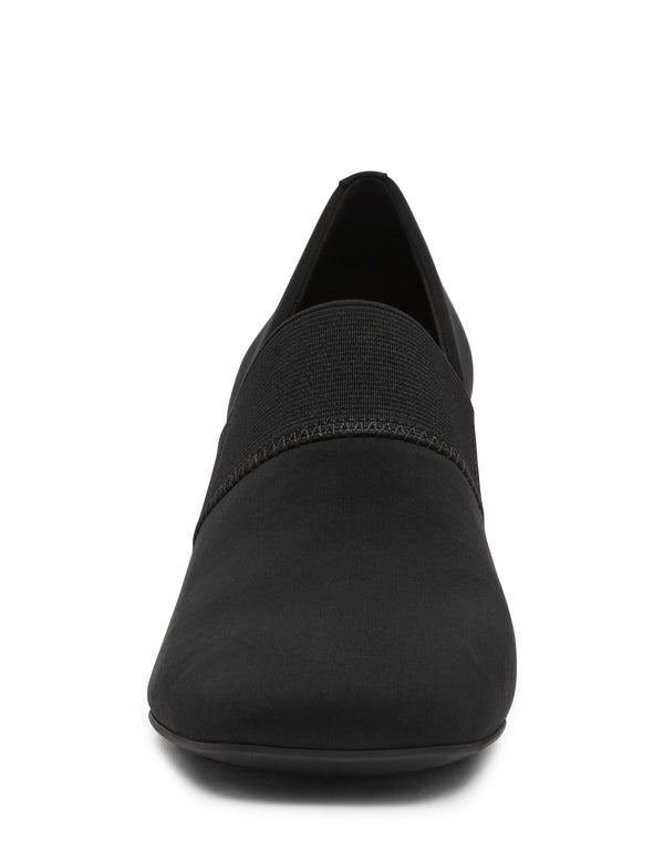 Anne Klein Thomaston Heel Blk Stretch