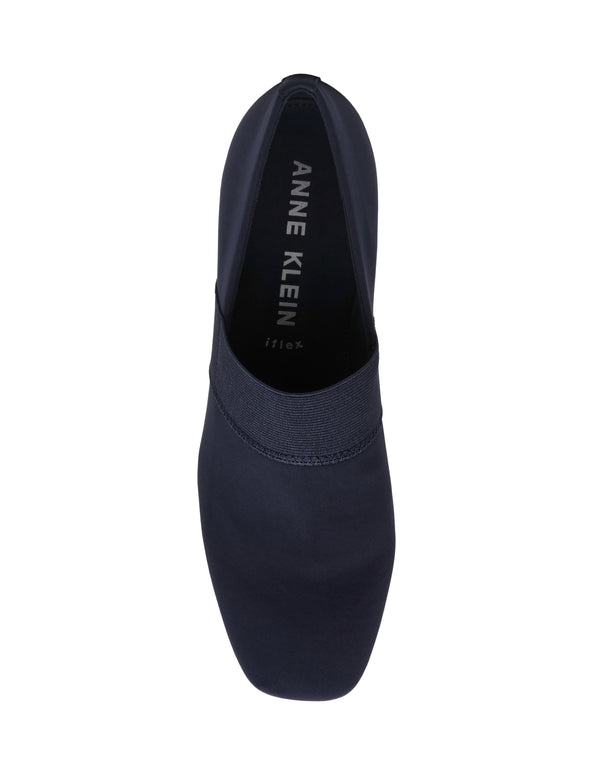 Anne Klein Thomaston Heel Navy Stretch
