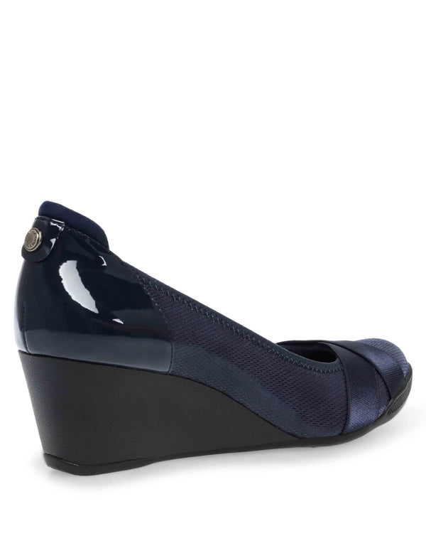 Anne Klein Timeout Wedge Navy