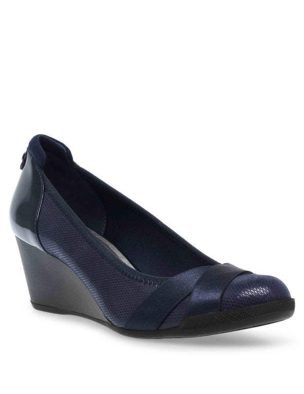 anne klein Timeout Wedge Navy