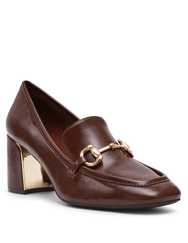 anne klein Tobi Loafer Heel Cognac