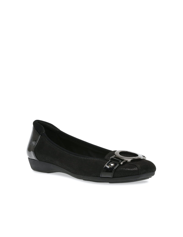 Anne Klein Umeko Flats Black Multi Fabric
