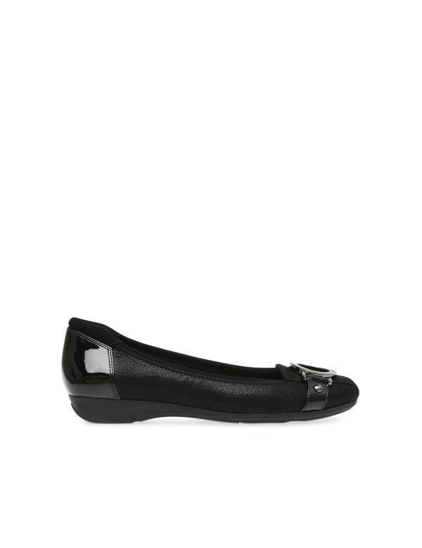 Anne Klein Umeko Flats Black Multi Fabric