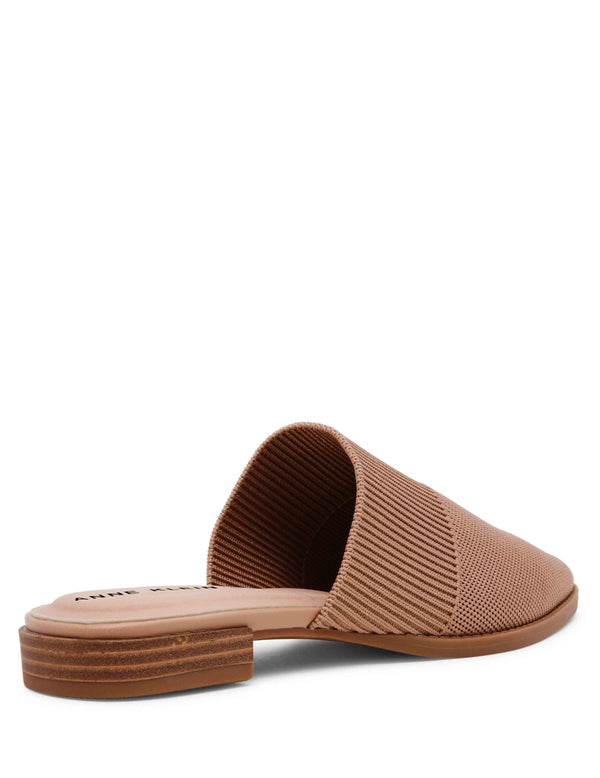 Anne Klein Vassar Knit Mule Camel