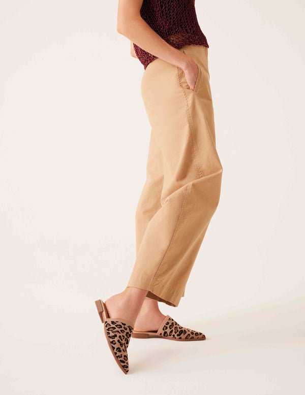 Anne Klein Vassar Knit Mule Leopard