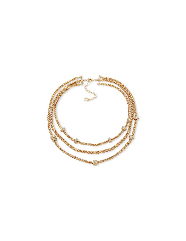 anne klein Wheat Chain Necklace
