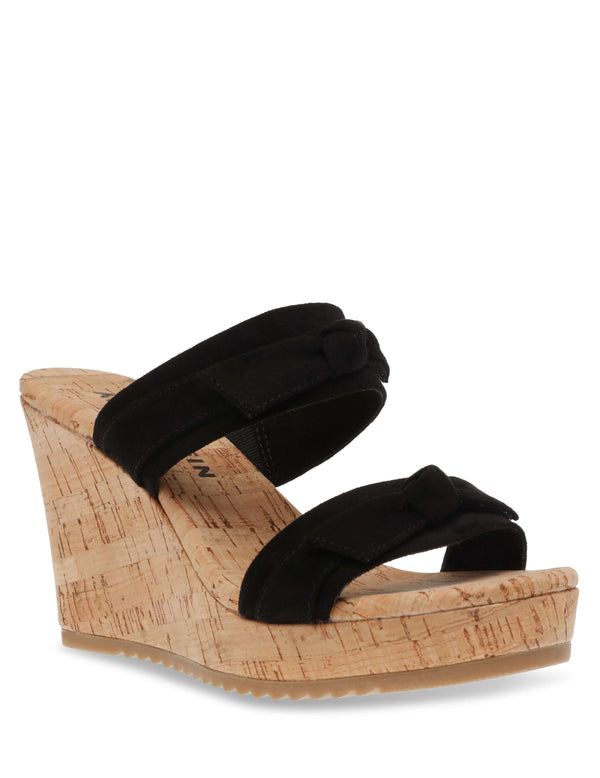 anne klein Wiona Wedge Black