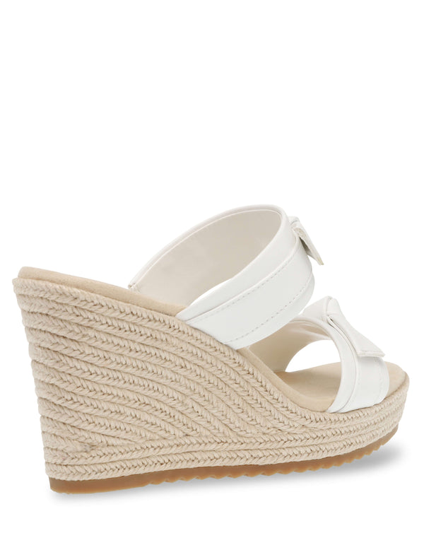 Anne Klein Wiona Wedge- Sale White