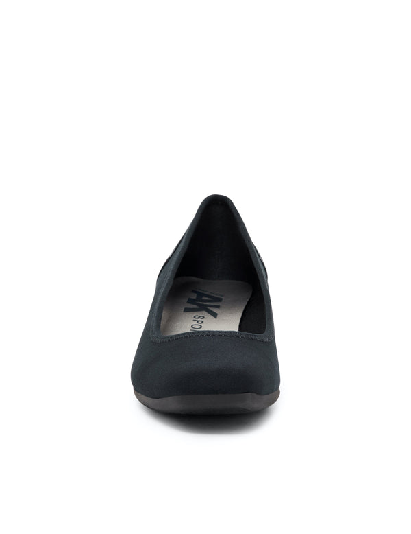 Anne Klein Wisher Wedge Black Multi Fabric