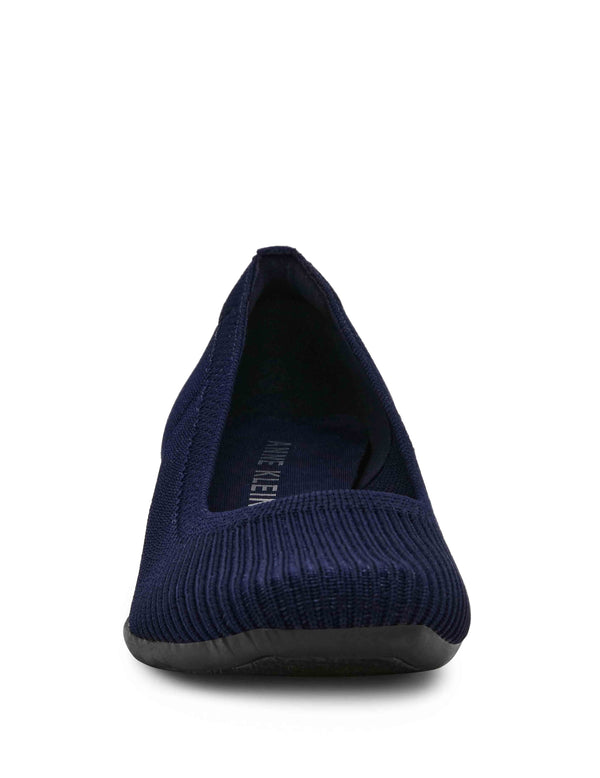 Anne Klein Wisher Wedge Navy Knit