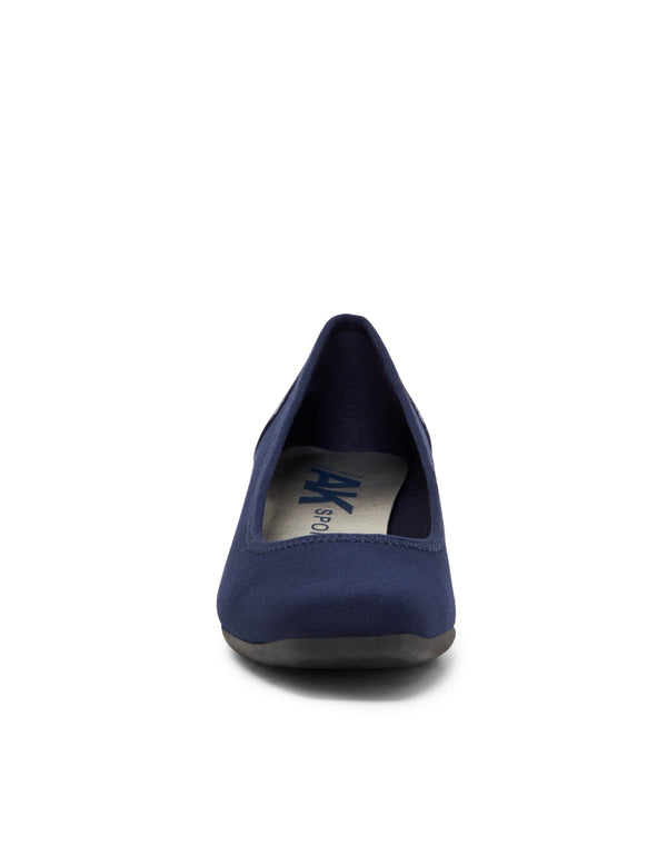 Anne Klein Wisher Wedge Navy Multi Fabric
