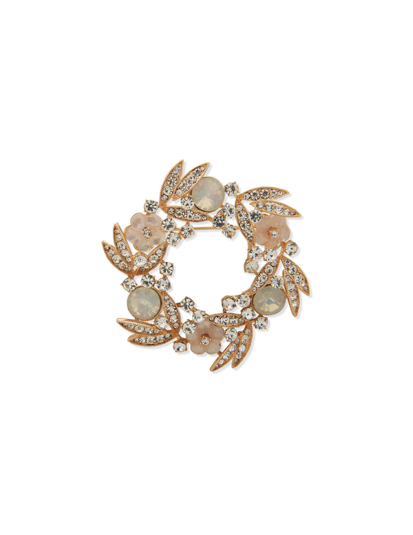 anne klein Wreath Pin