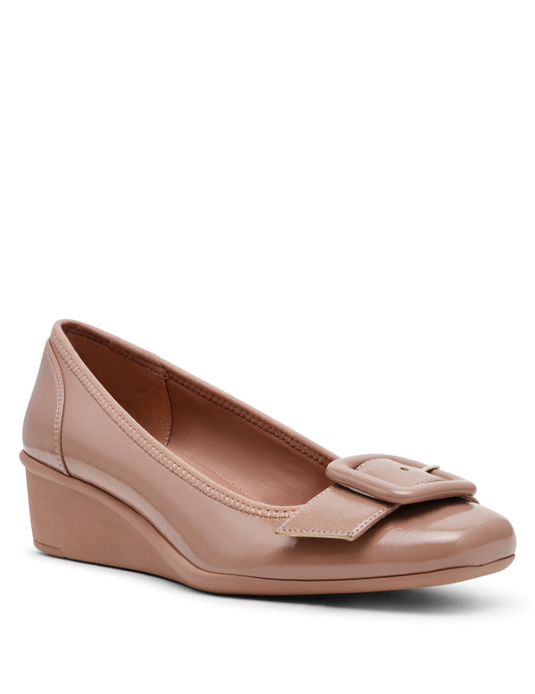 anne klein Wyatt Wedge Nude